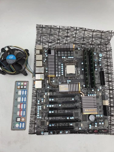 Gigabyte GA-Z68X-UD7-B3 Motherboard + i7 2600 CPU + 8GB RAM Combo - 4x PCI-E x16
