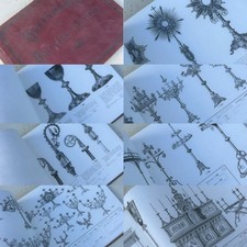 Catalogue Ancien Fourniture Église Sacristie Objet Religieux 130 Planche Curé