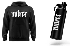 New XXL-Nutrex Research Hoodie And Steel Thermal Water Bottle