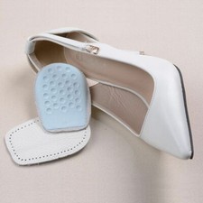 Heel Cushion Insoles Leather Foot Care Cowskin Flat Shoes Insert Pad Pain Relief