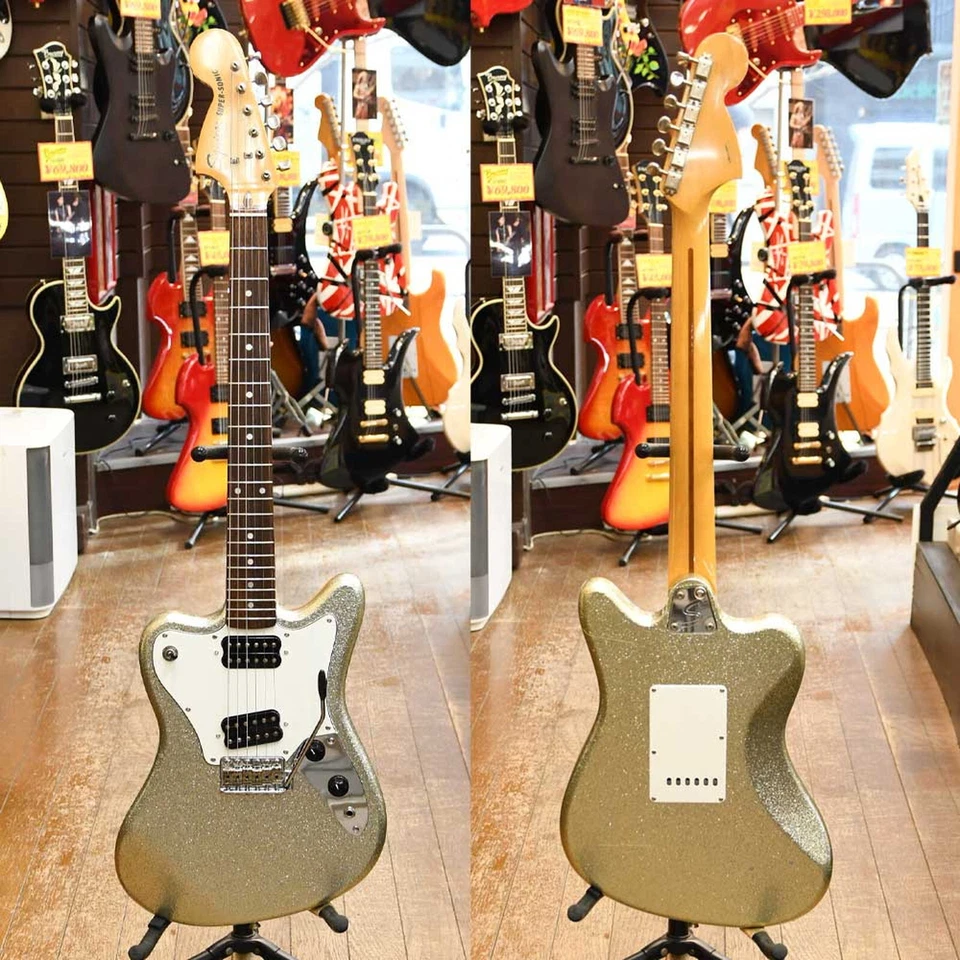 Squier SS-63 Super Sonic Used 1997 Basswood body Rosewood fingerboard w/Softcase - Image 4 of 4