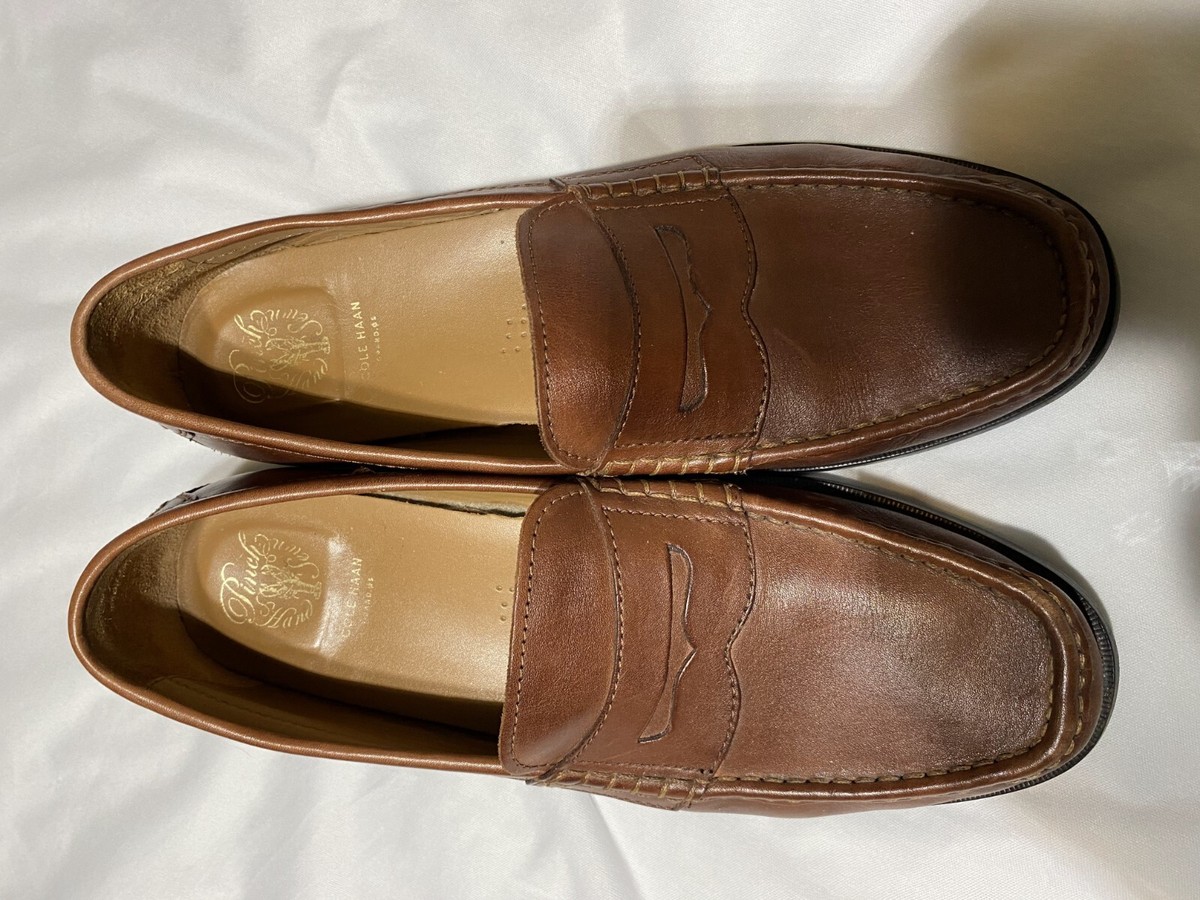 Cole Haan Grand Os Pinch Penny Loafer Brown Mens 11M | eBay display picture 1