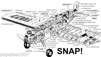 Model Airplane Plans (UC): SNAP! 34'' Sports Model for .19-.23 by Vern Clements