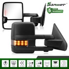 Power Heated Tow Mirrors for 2002-2008 Dodge Ram 1500 LED Blink Signals Pair New