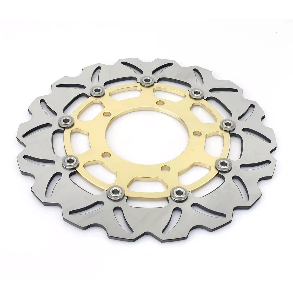 Rotores de disco de freno delanteros para Suzuki GSXR600 GSXR750 2006/07 GSXR1000 2005-08 dorado Foto 4 de 4