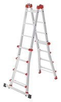 Hailo M80, Aluminium-Multifunktionsleiter, 4X4 Sprossen