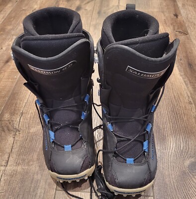 Salomon Hamooks Snowboard Boots Black Size 24 5.5 US Thermicfit