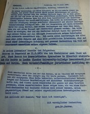 Politician Karl Jarres: Typoscript July 1945, Report on the Situation in Germany