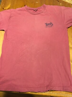 【oan】Reb Pigment Over Long Short Sleeve T-Shirt 208B • Womens Vintage Dye Short-Sleeve V-Neck Tee