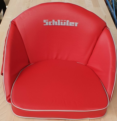 Traktorkissen Hohe Lehne -schwarz