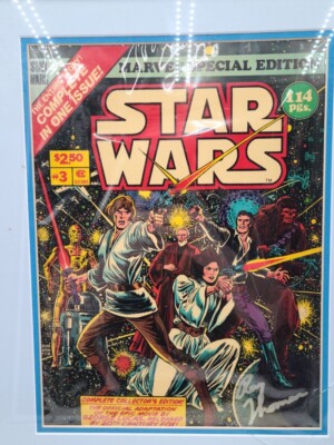 Marvel Special Edition Star Wars Comic #3 1978 Autographed By Roy