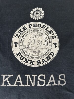 The People's Punk Band Tee Black LG The Best Day on Earth...