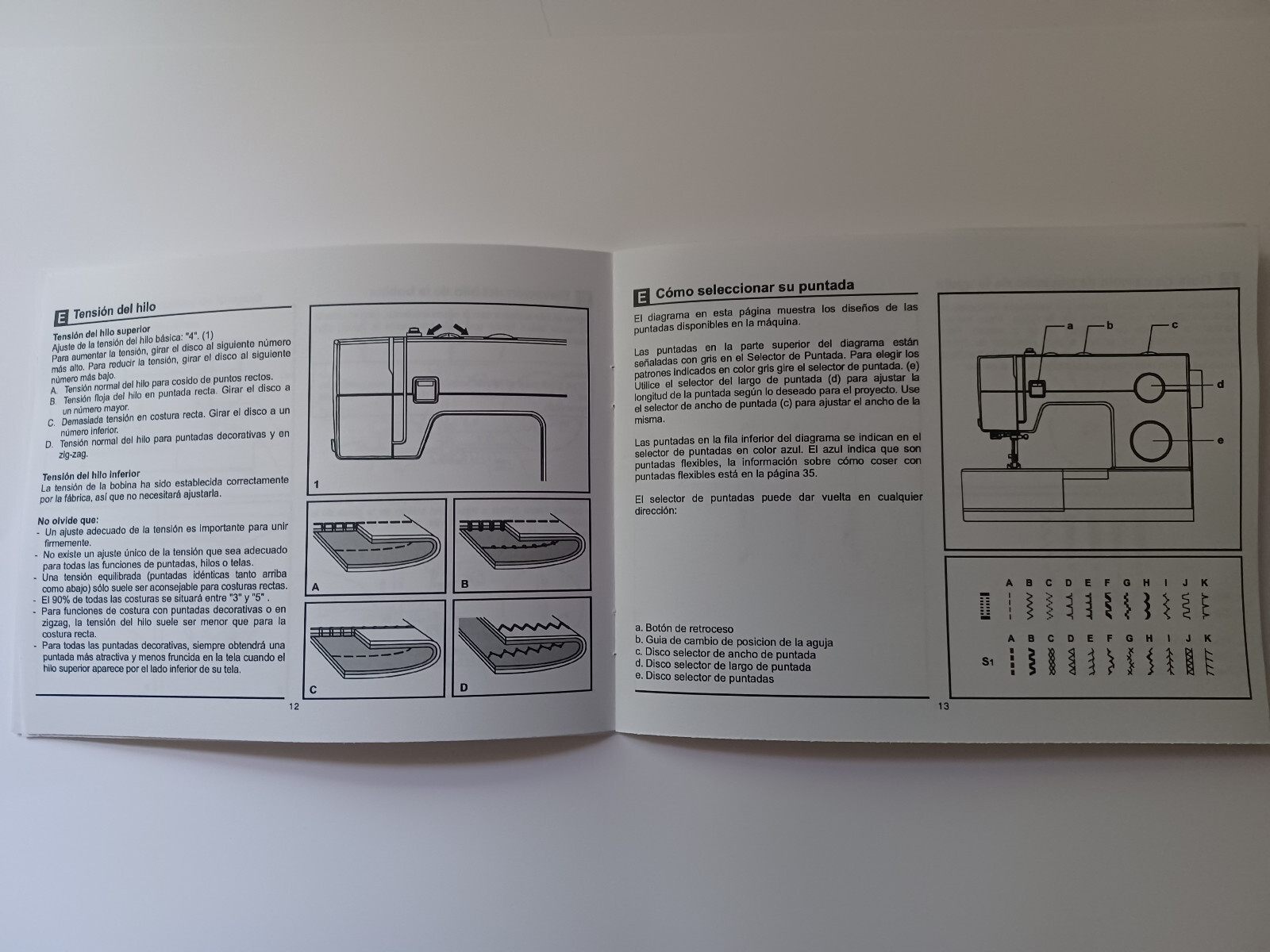Singer 5523 Sewing Machine Owners Manual Spanish Language Reproduction