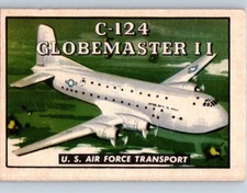 CARD TOPPS 1952 FRIEND OR FOE C-124 GLOBEMASTER II  U.S. AIOR FORCE TRANSPORT