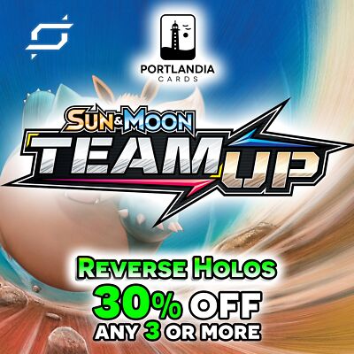 Pokemon - SM Team Up - Reverse & Standard Holo Einzeln