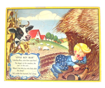 VTG Children's Puzzle, Nursery Rhyme, Little Boy Blue, Walzer