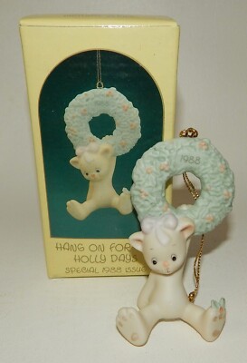 Hallmark Christmas Ornament - Grandson - Beaver Eating Ice Cream Cone - MIB