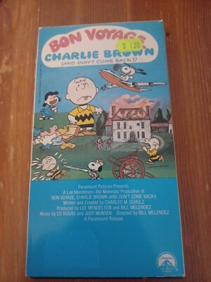 Bon Voyage Charlie Brown VHS RARE OOP HTF | eBay