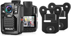 Boblov Hd police Body Worn Camera with Audio 2k Video Record Ir Camcorder 128Gb