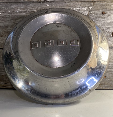 Vintage Ford Dog Dish Poverty Center Cap 10 1/2” Ford Hub Cap Man Cave - Picture 3 of 6