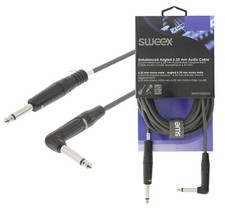 6.35mm Mono Jack to Jack Plug 6.35mm Electric Guitar Keyboard Cable Lead 1/4"