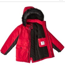 Members Mark Boys Hooded Parka Jacket Size L 10/12