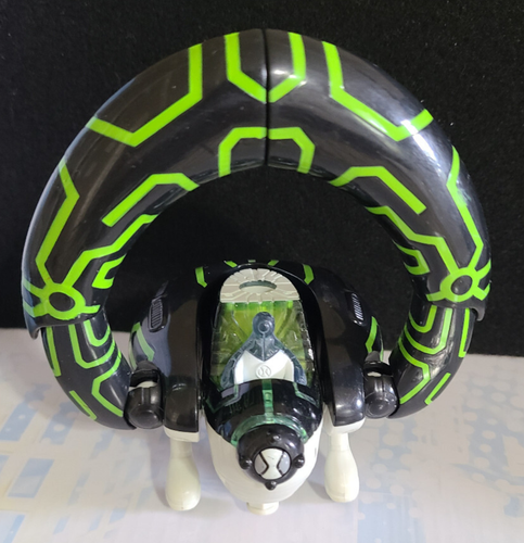 RARE HTF ~ BEN 10 Alien Cruiser Upgrade Nanite Tracker SPACE SHIP BANDAI 2006 - Bild 6 von 20