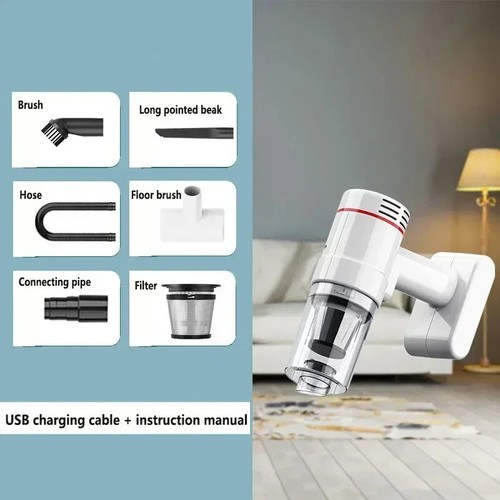 95000Pa Wireless Handheld Vacuum Cleaner Car Use Large Suction and Cordless New - Picture 20 of 24