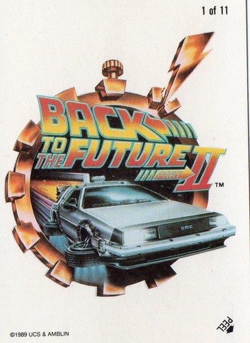 Tarjetas coleccionables individuales de Regreso al futuro (película) 1989 a la venta - Imagen 60 de 67