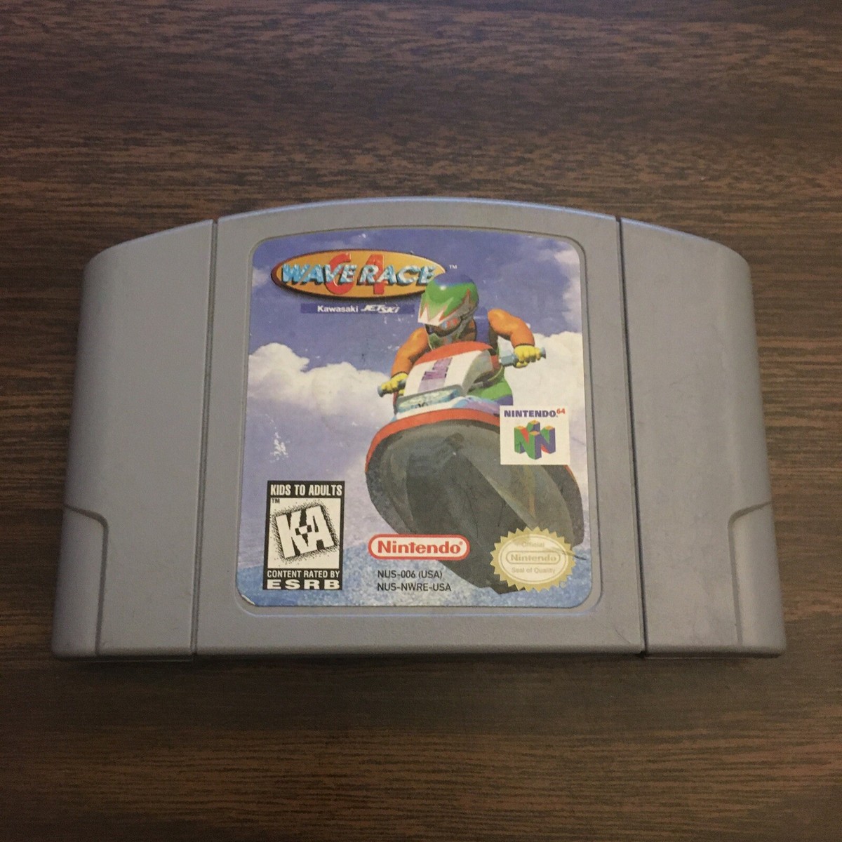 Six 1998 Game Rainbow Nintendo 64 Wave Race 64 N64 Cartridge