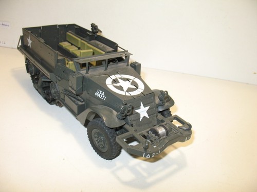 1:24 Huge Military Half Track USA Fully Metal, 29 Cm Long, 1 Kg - Picture 2 of 11