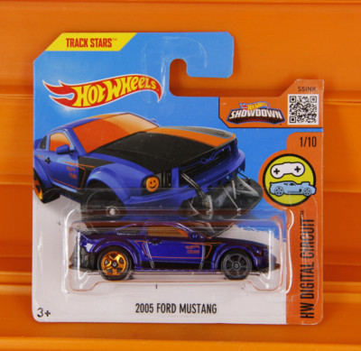 Hot Wheels - 2016 - 2005 FORD MUSTANG (Blau) - HW Digital Circuit 1/10 - 021/250