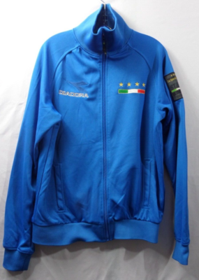 ヴィンテージDiadoraイタリア代表トラックジャケットサッカージャージ80s Italy Italia 1980s Football Soccer Diadora Vintage Track Top