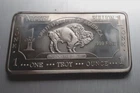 Nickel 1 Troy oz .999 American Buffalo Bullion Ingot Bar