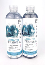 Rusk Puremix Activated Charcoal Shampoo Conditioner SET All Hair Type 35oz Lot 2 0.92 per fl oz