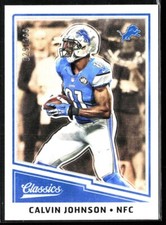 2017 Panini Classics Calvin Johnson Megatron /299 #136 Detroit Lions