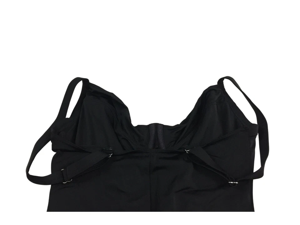 FASHY costume donna intero nero inserti bianco art 2128 D con ferretto Coppa D - Bild 3 von 3