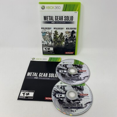 Metal Gear Solid HD Collection (Microsoft Xbox 360, 2011) Complete CIB