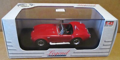 AC COBRA 427 Convertible Car Red 1:43 Universal Hobbies Toy 4674 Legend Series