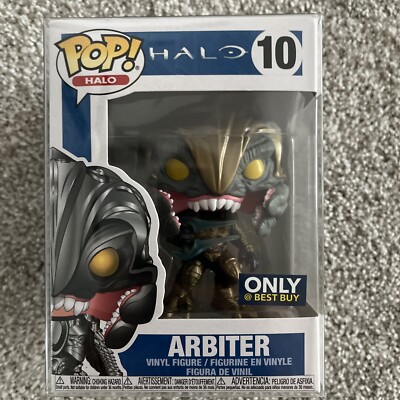 Funko Pop! Vinyl: Halo - Gold Arbiter - Best Buy Dmged Box #10 With Protector