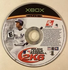 Major League Baseball 2K6 2006 Microsoft Xbox Game Disk Only 2K Sports Pro MLB