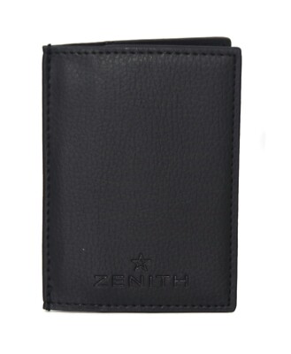 Zenith Black Leather Wallet Card Holder | eBay