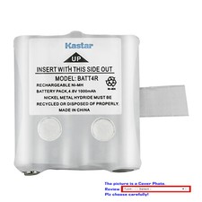 Kastar 2 way Radio Batery 1000mAh For 4.5Volt BATT4R Rechargeable Battery Pack