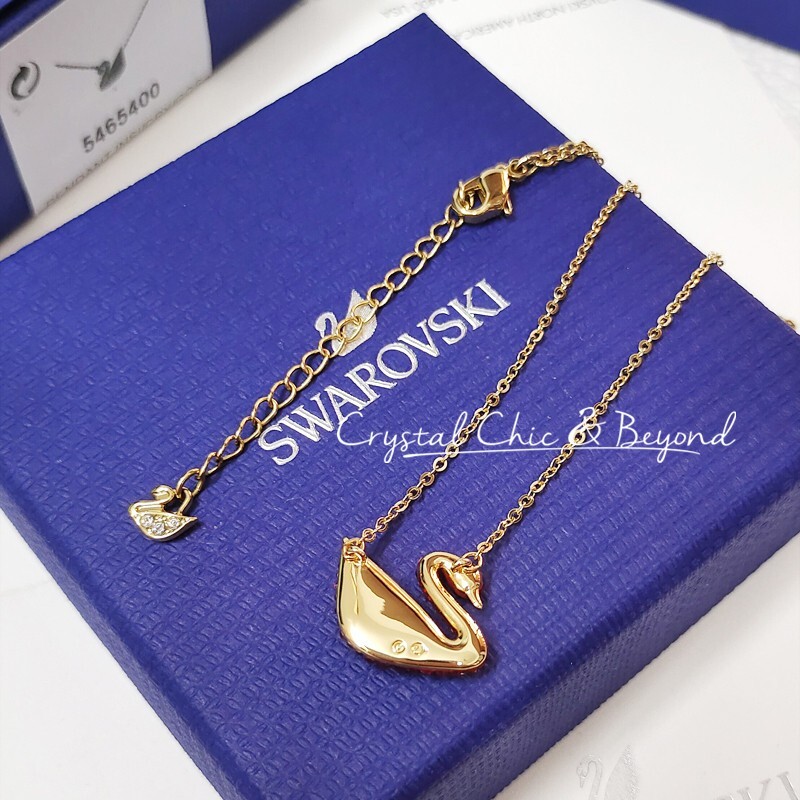 ネックレス・ペンダント SWAROVSKI [Original product/shopping bag gift] Iconic Swan S Swarovski Iconic Swan necklace, Swan, Long, White, Rhodium