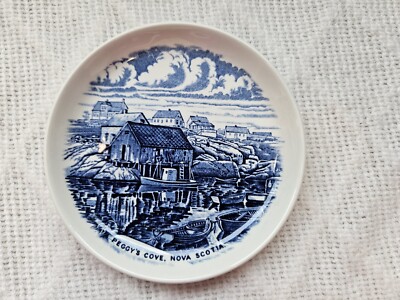 Peggy's Cove Atlantic Canada Nova Scotia, Delft Plate, Collectors Series 5 
