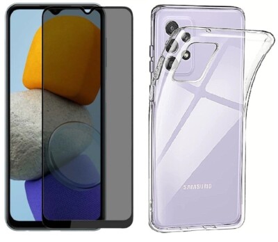 Case Cover+Tempered Glass anti Spy for Samsung Galaxy M13/M23/