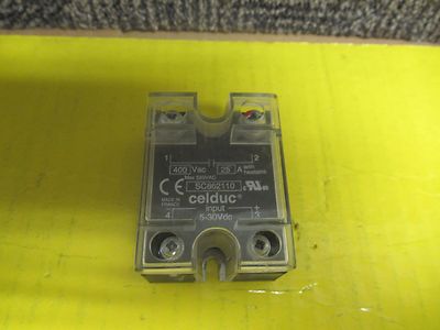 CELDUC RELAY SC862110 400Vac 25A A AMP 5-30Vdc