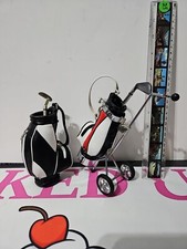 Desktop Golf Bag Pencil Holder with Golf Pens Set Golf Souvenir Novelty