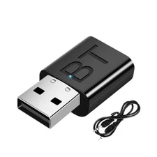 Multi Funtion 2IN1 Transmitter Receiver Mode USB Car Adapter BT5.0 For Aux Audio