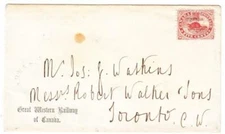 Canada SG#32-GREAT WESTERN RAILWAY OF CANADA C/C-G.W.R.H.&.T SP/14/63